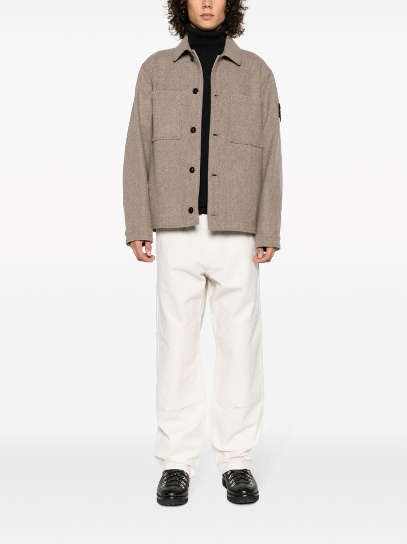 Grey Panno Speciale Shirt Jacket