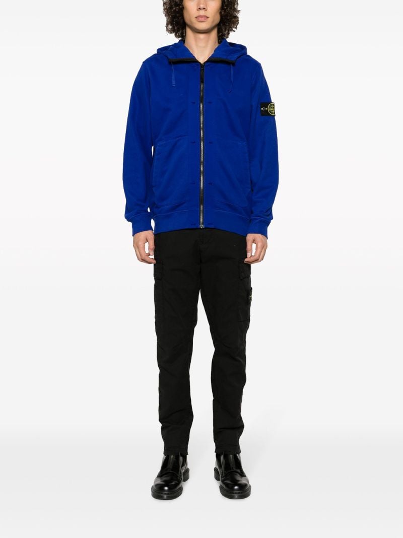 Blue Cotton Hoodie