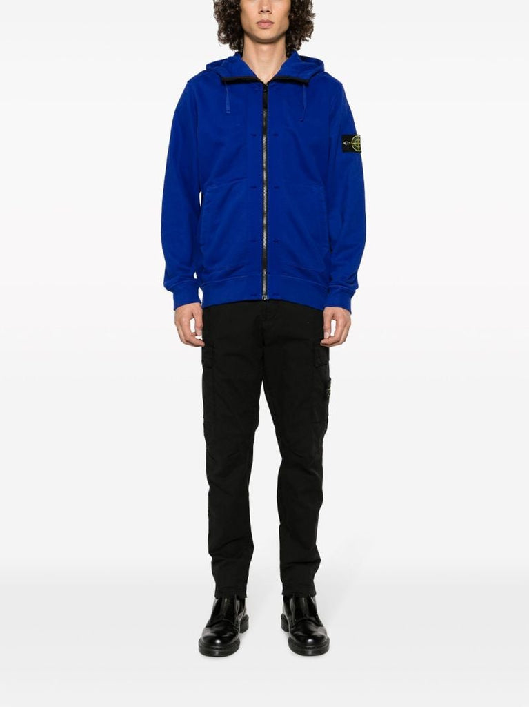 Blue Cotton Hoodie