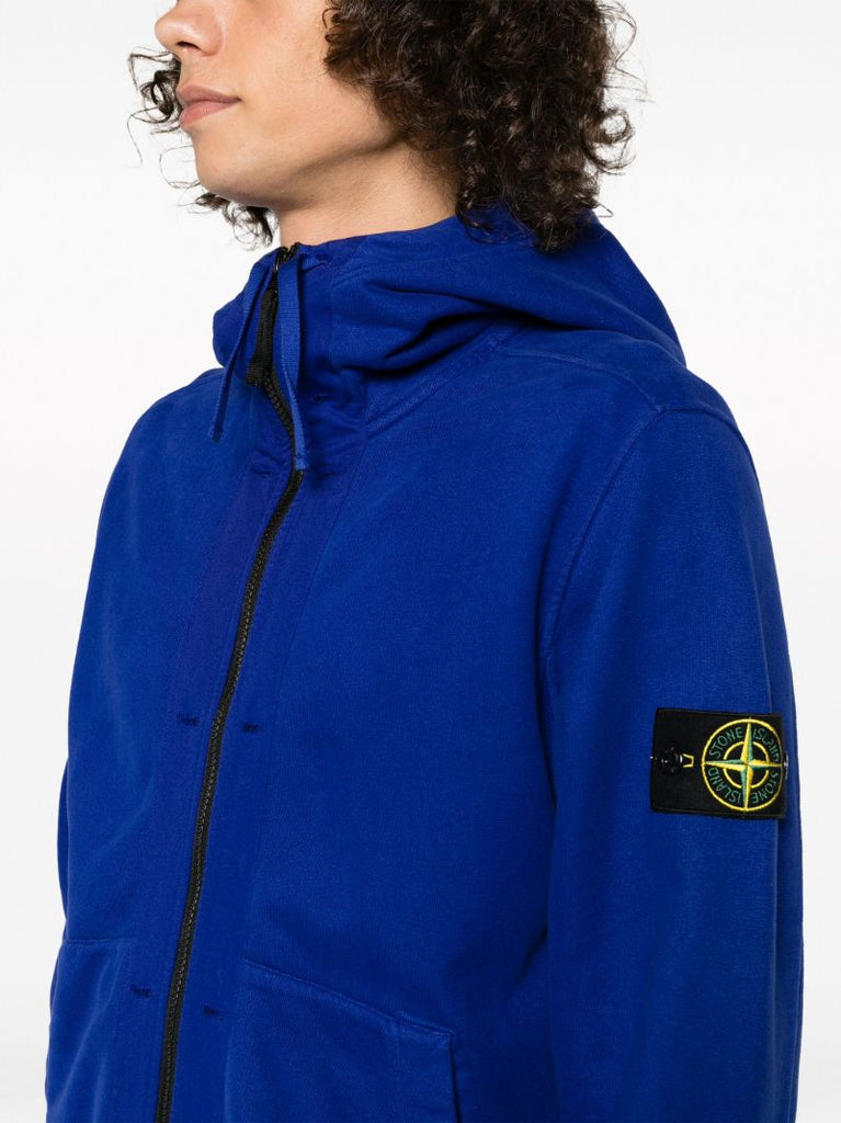 Blue Cotton Hoodie