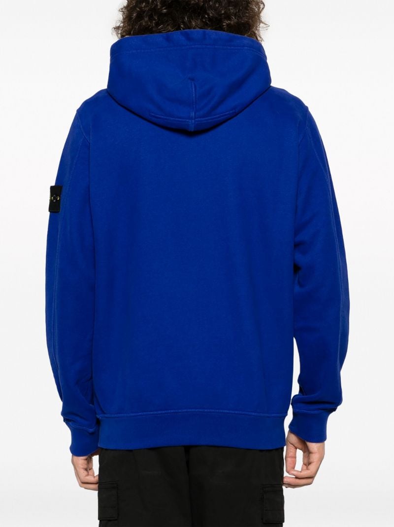 Blue Cotton Hoodie