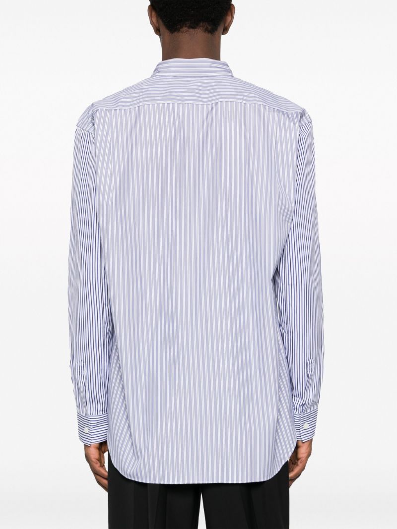 Blue Striped Cotton Shirt