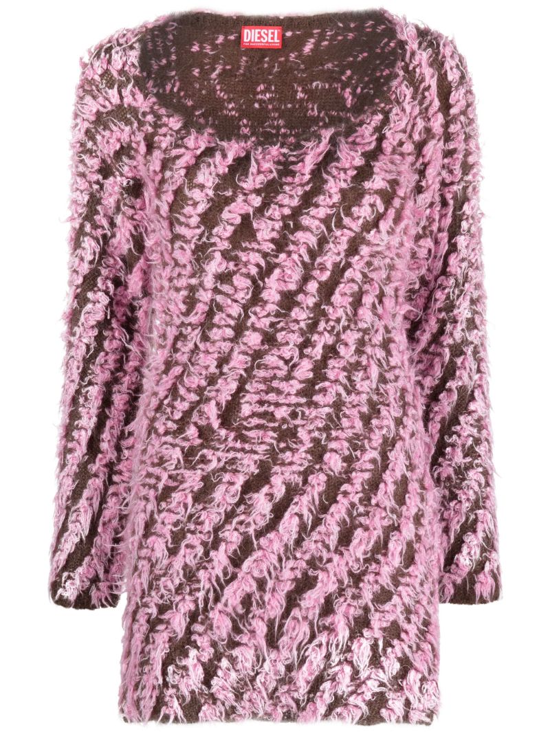 Pink Giselle Knitted Mini Dress