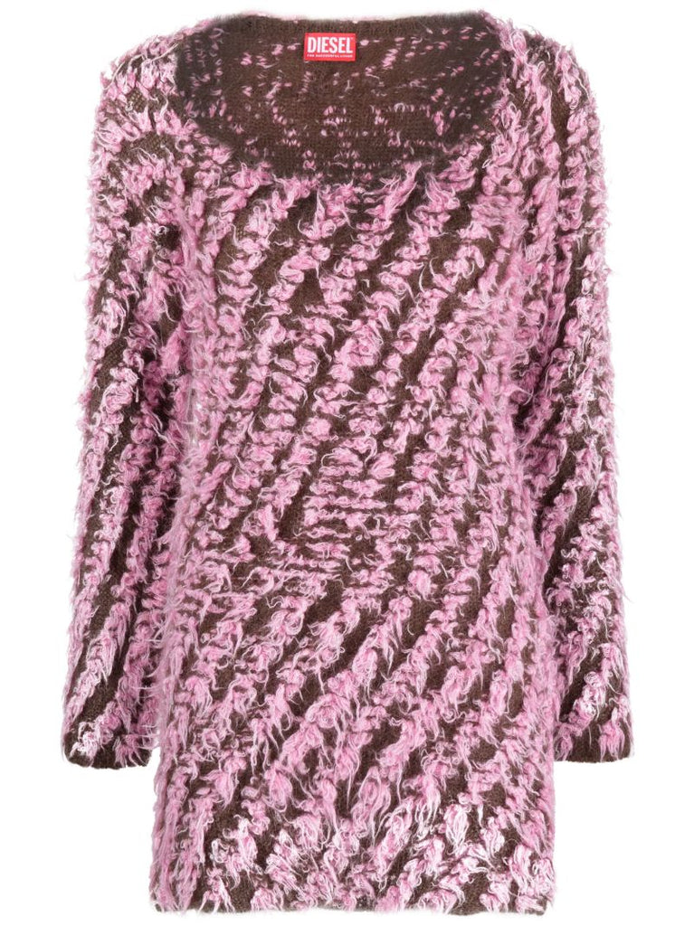 Pink Giselle Knitted Mini Dress
