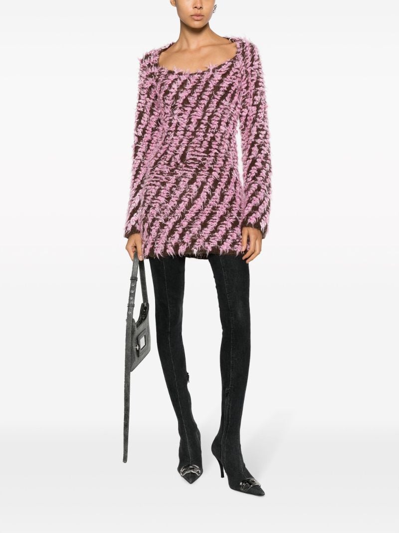 Pink Giselle Knitted Mini Dress