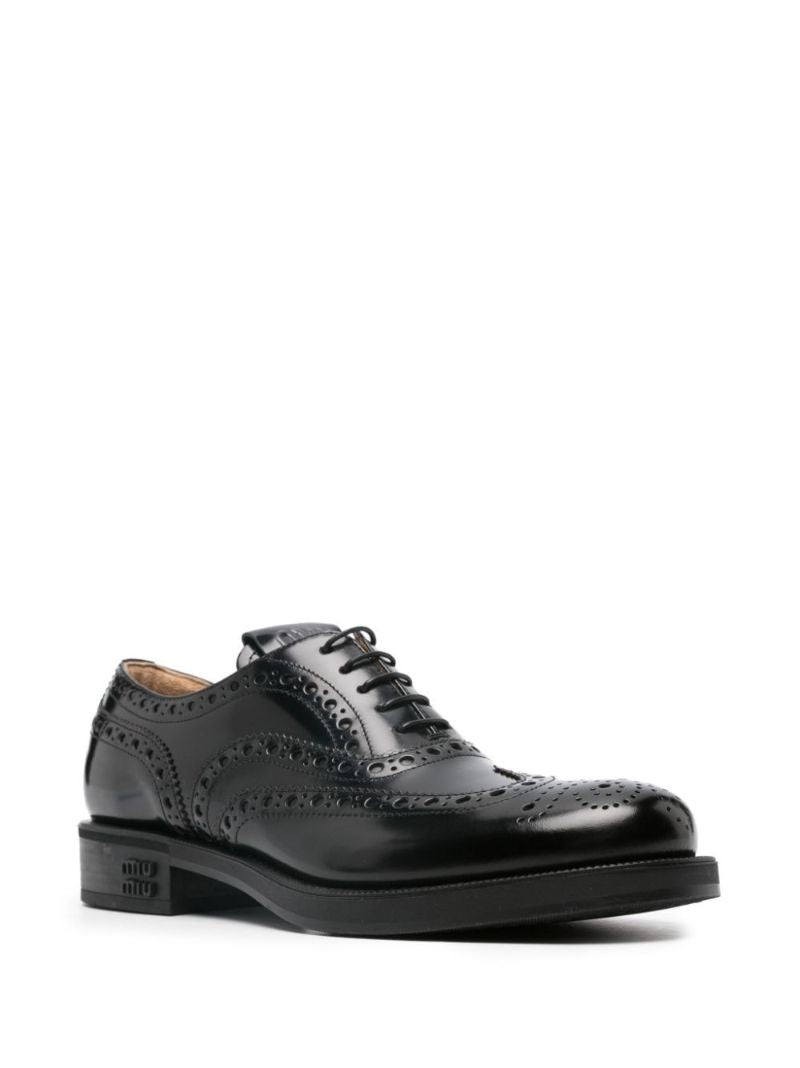 X Church's Black Leather Oxford Brogues