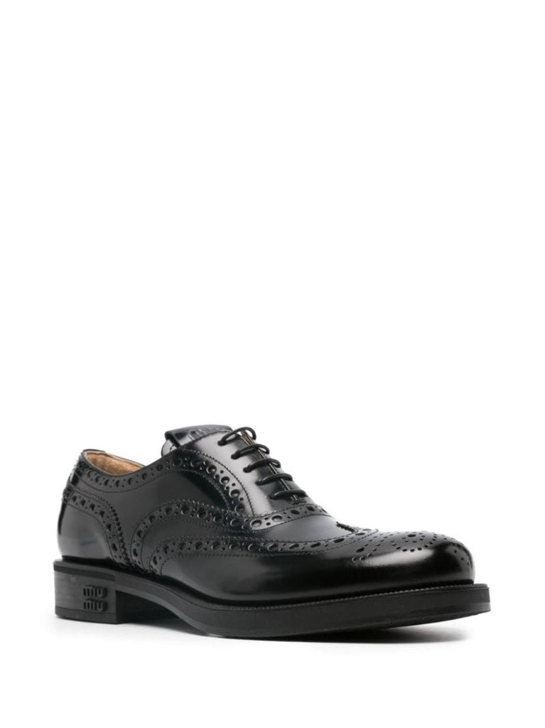 X Church's Black Leather Oxford Brogues