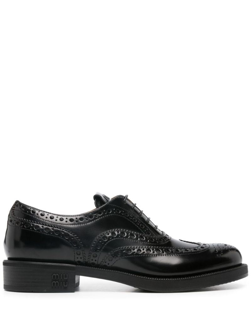 X Church's Black Leather Oxford Brogues