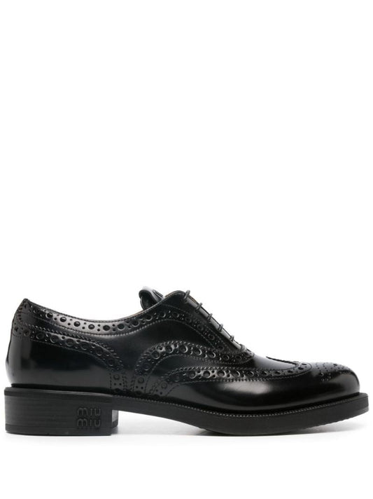 X Church's Black Leather Oxford Brogues