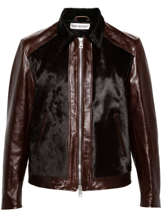 Brown Andalou Leather Jacket