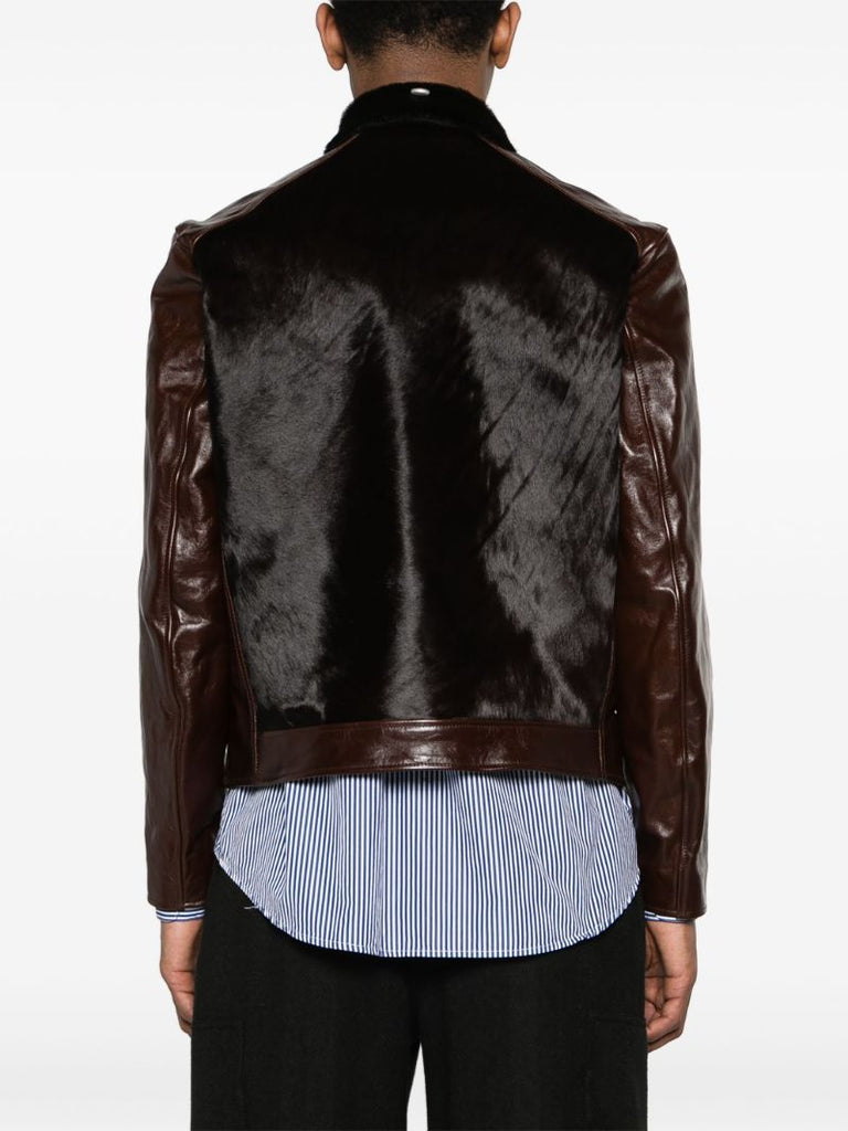 Brown Andalou Leather Jacket