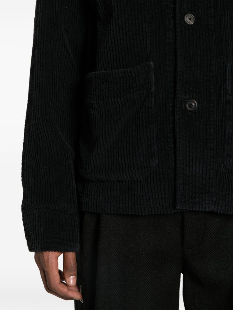 Black Archieve Box Chenille Jacket