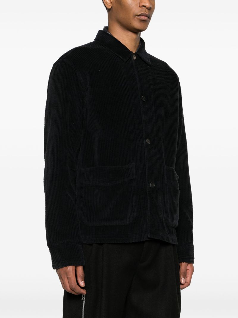Black Archieve Box Chenille Jacket