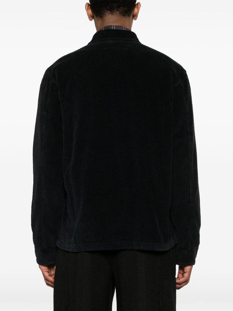 Black Archieve Box Chenille Jacket