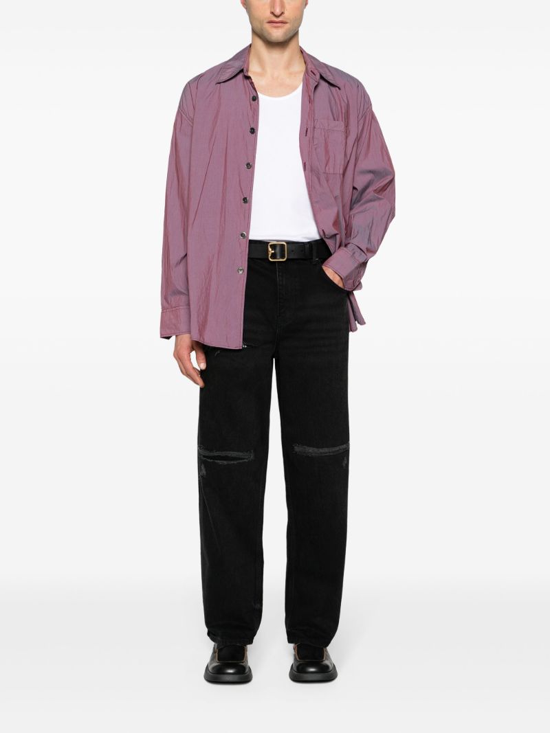 Purple Parachute Cotton Poplin Shirt