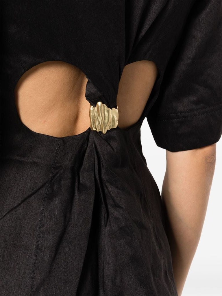 Black Hunter Twisted Minidress