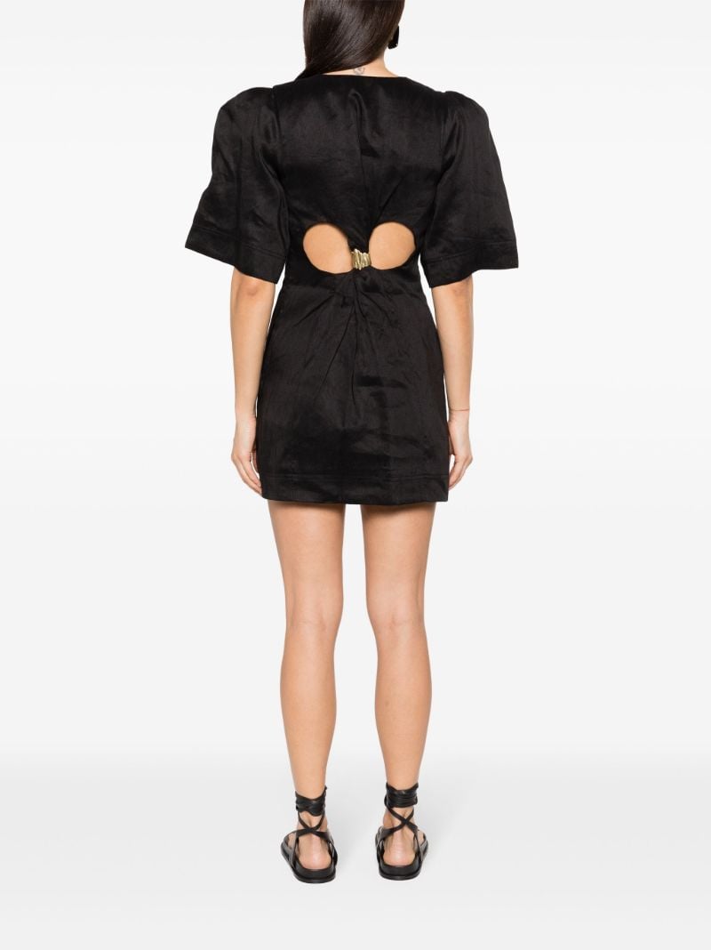 Black Hunter Twisted Minidress