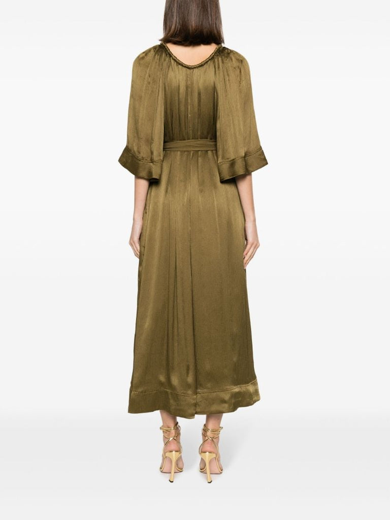 Green Seraphina Silk Dress