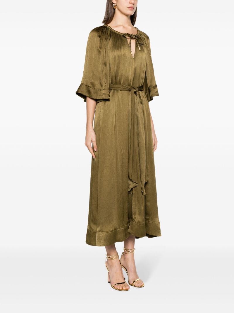 Green Seraphina Silk Dress