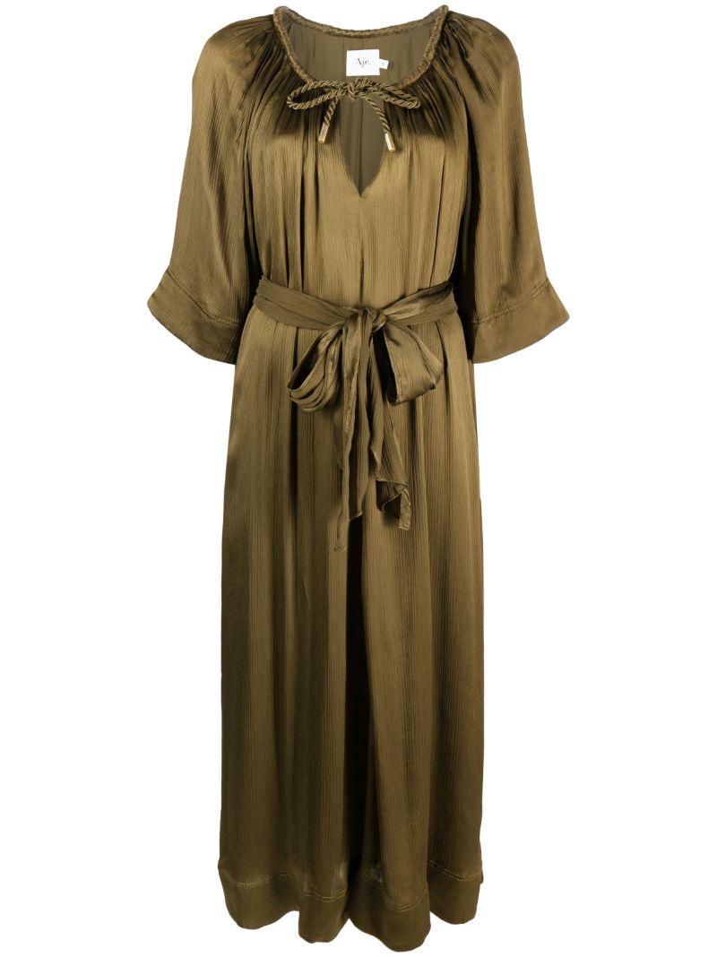 Green Seraphina Silk Dress