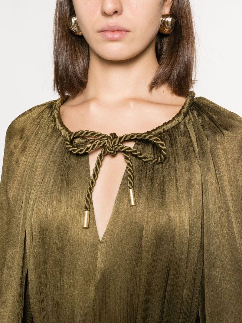 Green Seraphina Silk Dress