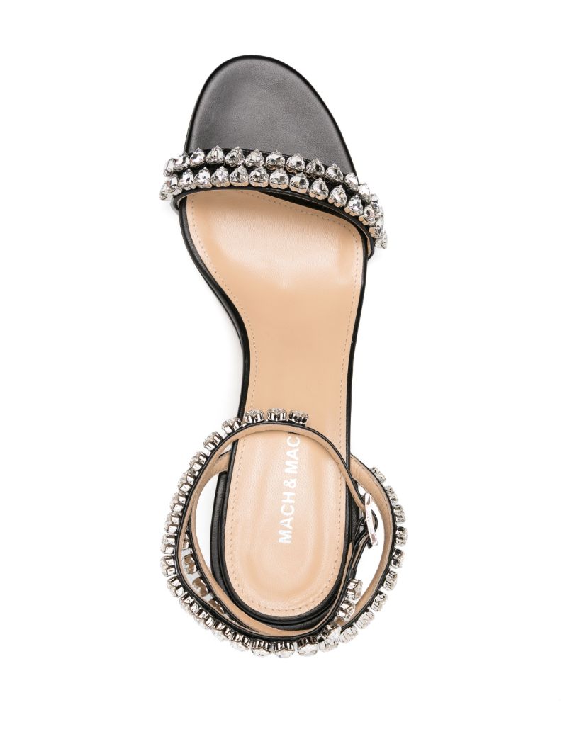 Black Audrey 55 Leather Sandals