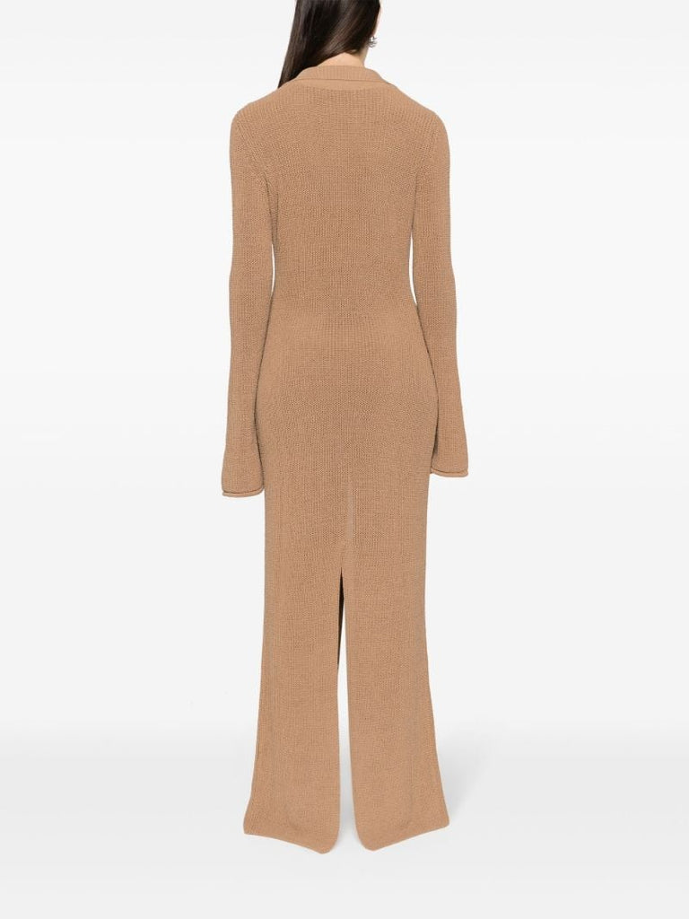 Brown Agos Maxi Cardigan