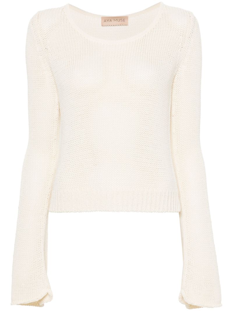 Neutral Sei Knitted Sweater
