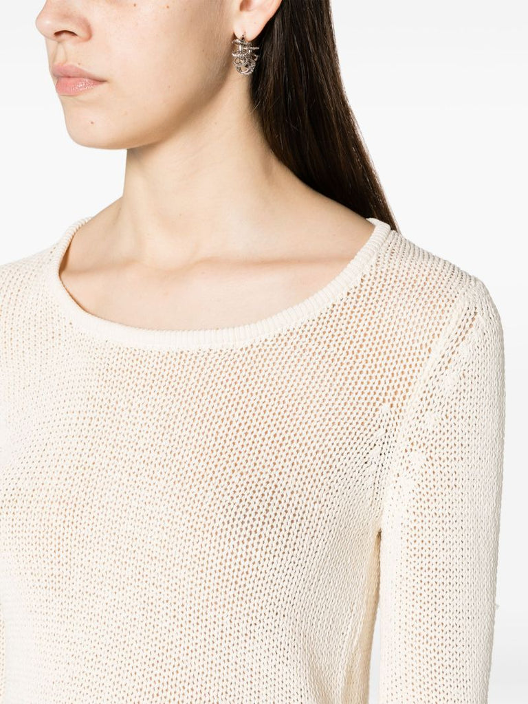 Neutral Sei Knitted Sweater