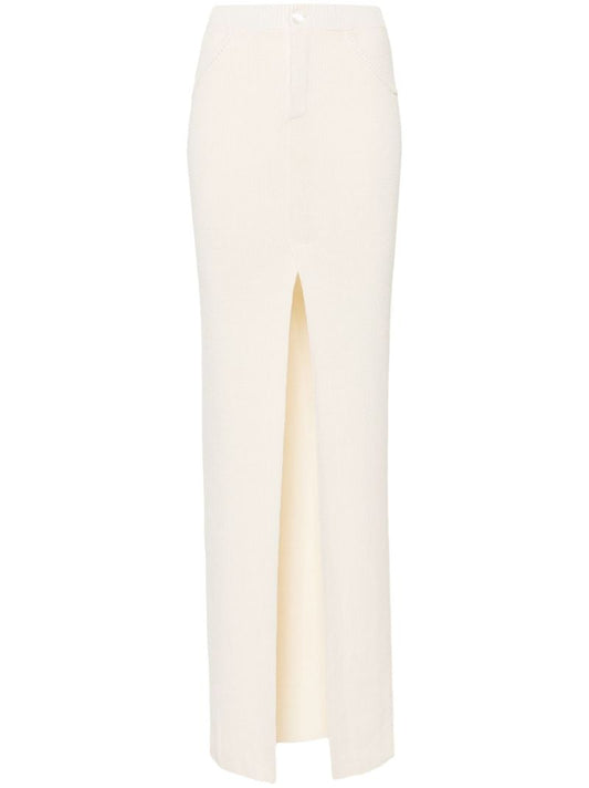 Neutral Sei Knitted Maxi Skirt