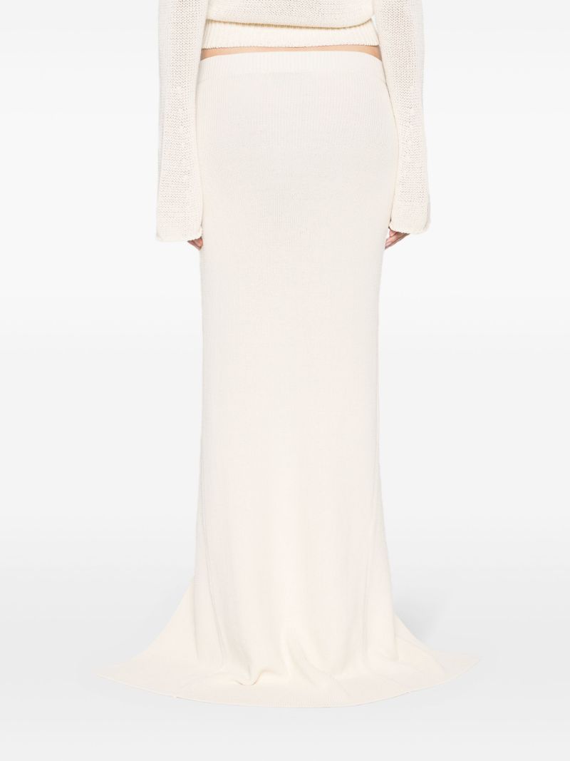 Neutral Sei Knitted Maxi Skirt