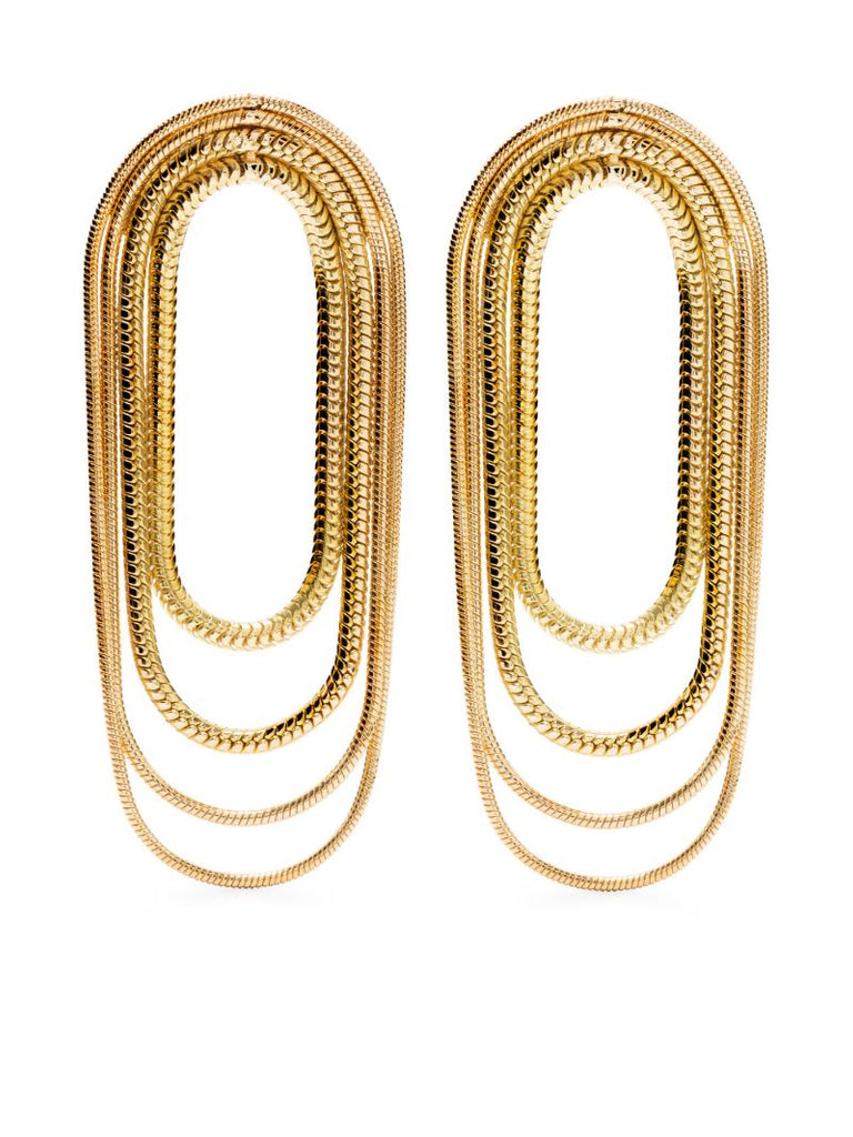 18k Yellow Gold Drop Earrings