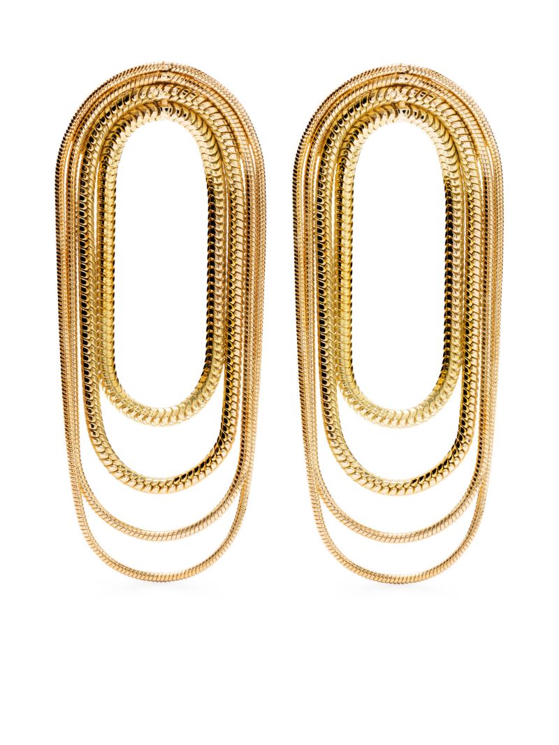 18k Yellow Gold Drop Earrings