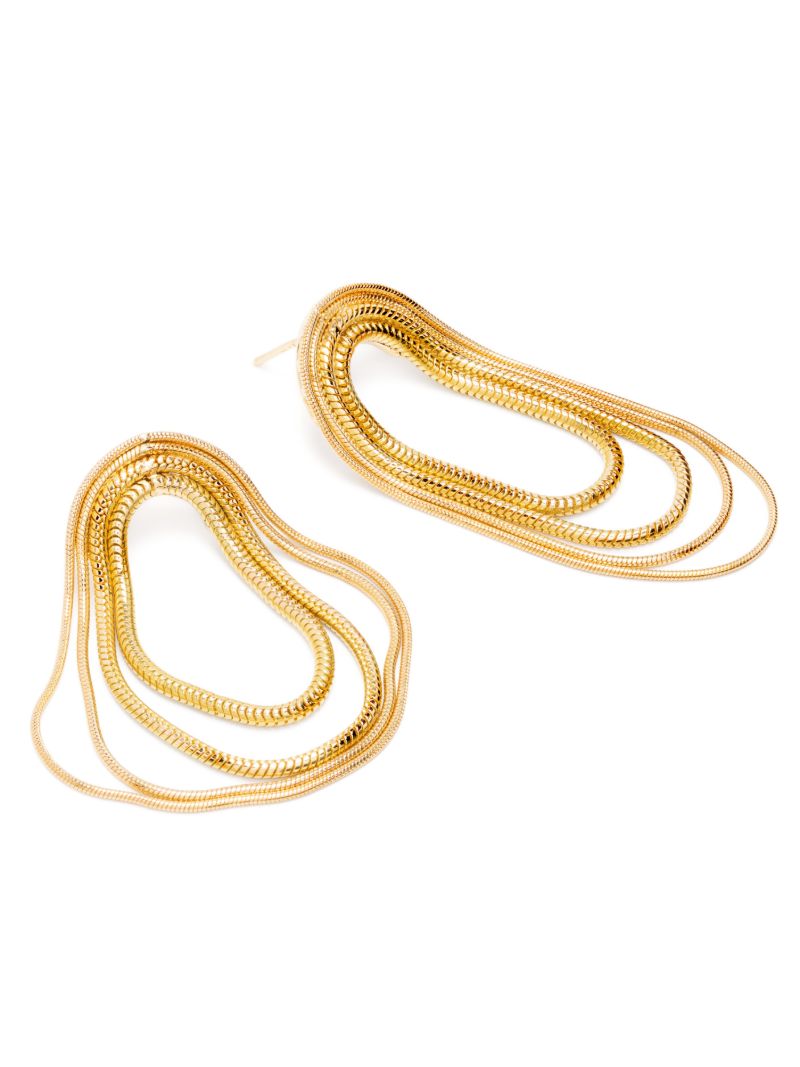 18k Yellow Gold Drop Earrings