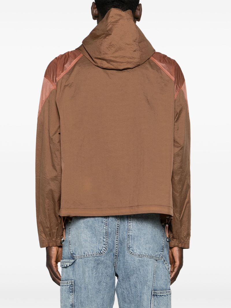 Brown Restrospec Hooded Jacket