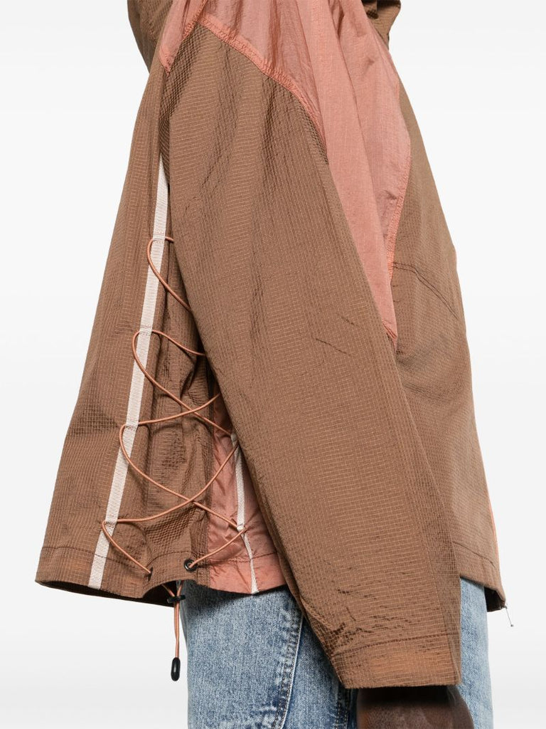 Brown Restrospec Hooded Jacket