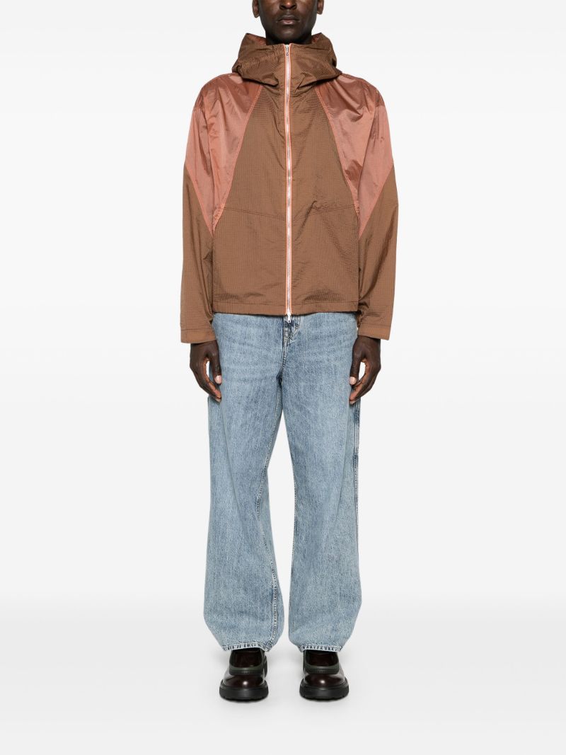 Brown Restrospec Hooded Jacket