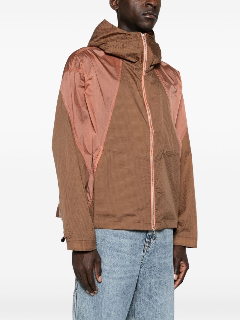 Brown Restrospec Hooded Jacket