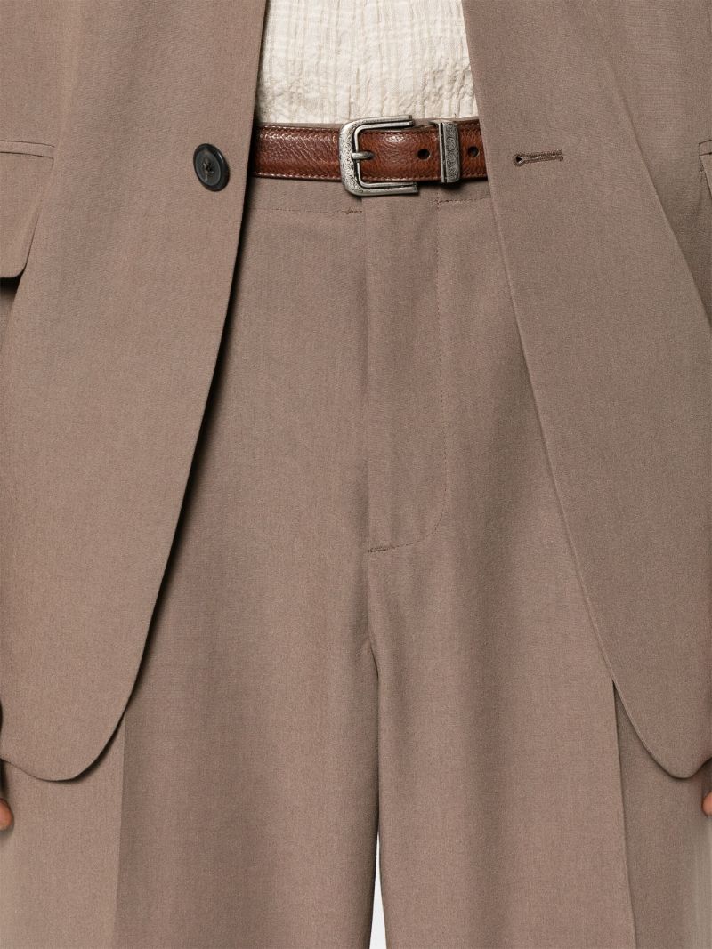 Brown Borrowed Tailored Trousers