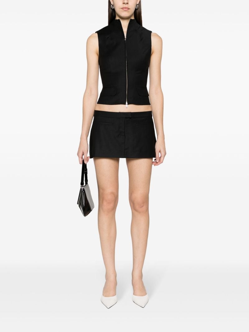 Black Suwo Mini Skirt