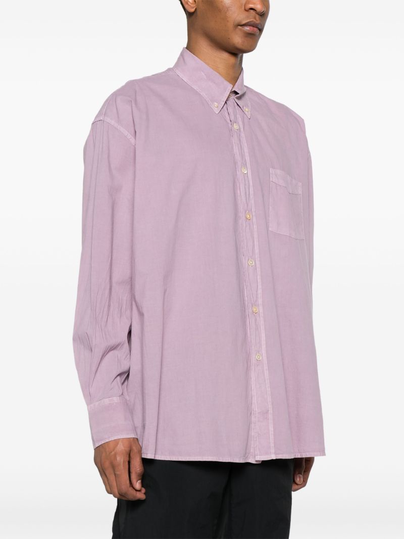 Purple Borrowed Bd Cotton Shirt