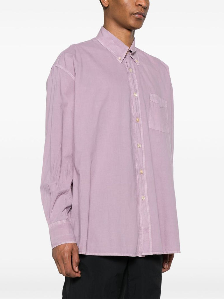 Purple Borrowed Bd Cotton Shirt