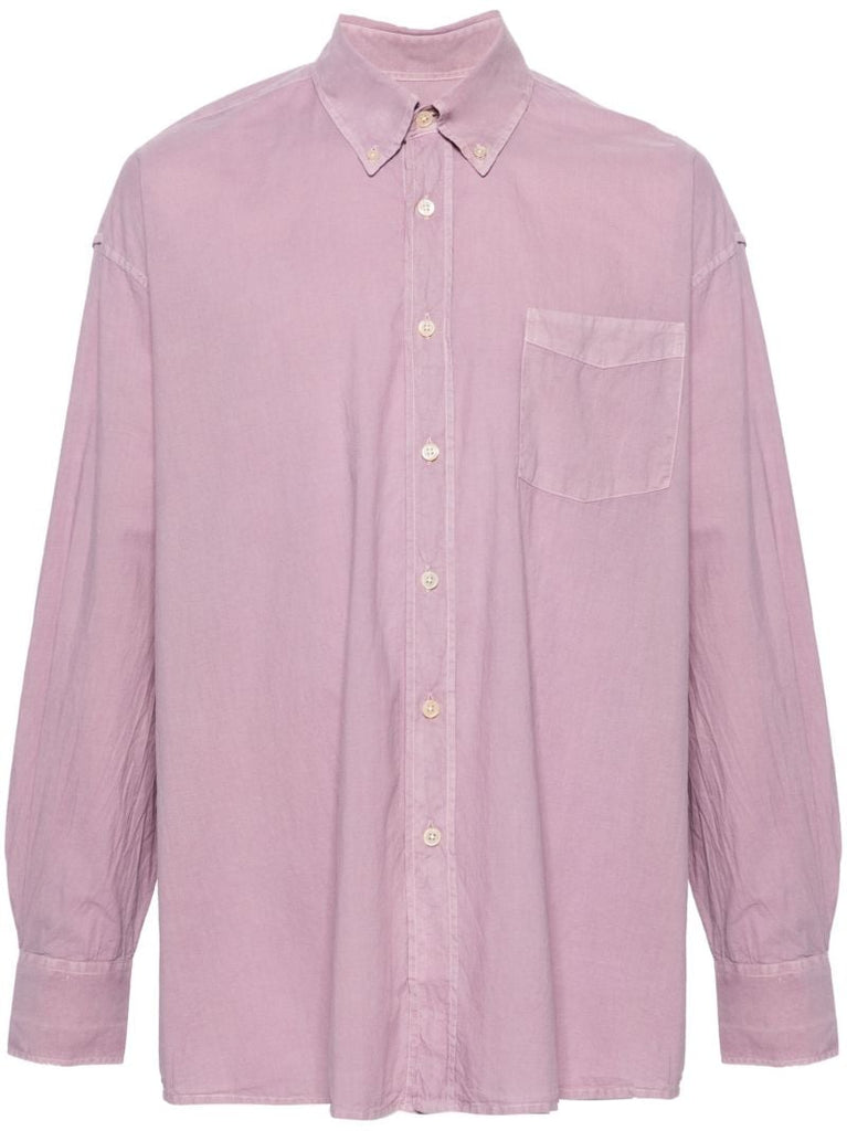 Purple Borrowed Bd Cotton Shirt