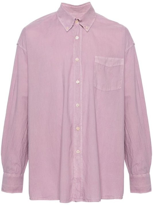 Purple Borrowed Bd Cotton Shirt