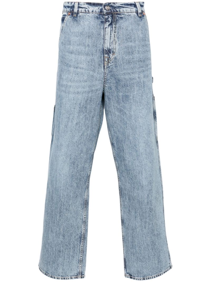 Blue Joiner Mid-rise Straight-leg Jeans