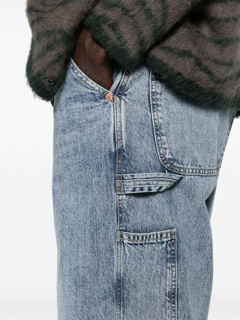 Blue Joiner Mid-rise Straight-leg Jeans