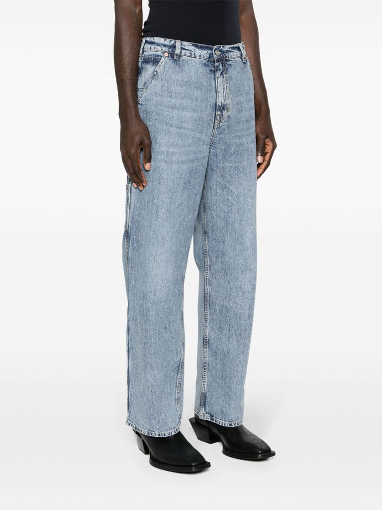 Blue Joiner Mid-rise Straight-leg Jeans