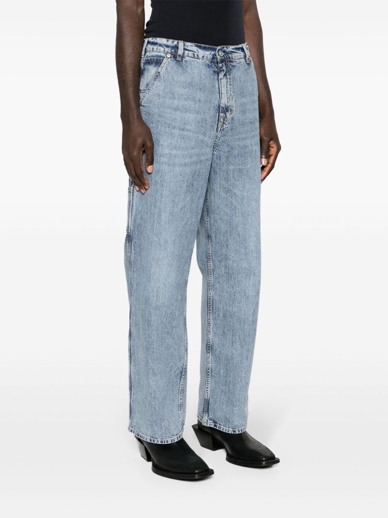 Blue Joiner Mid-rise Straight-leg Jeans