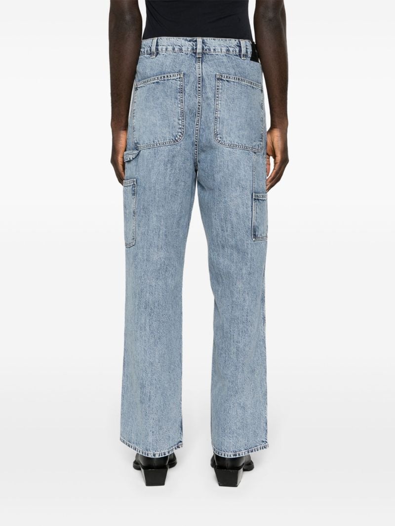 Blue Joiner Mid-rise Straight-leg Jeans