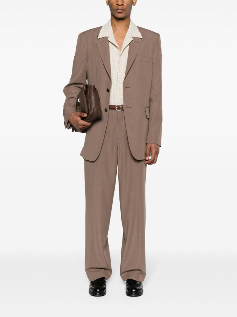 Brown Vienna Single-breasted Blazer